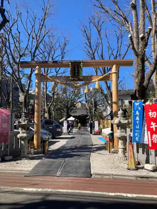 蛇窪神社の鳥居