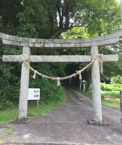 倭白山比咩神社（南出）の鳥居