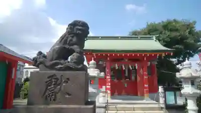 東八幡神社の狛犬