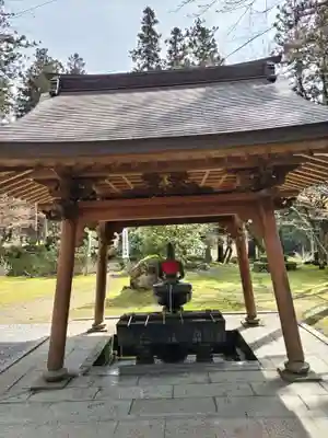 華厳寺の手水舎