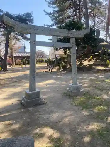 御嶽神社の鳥居