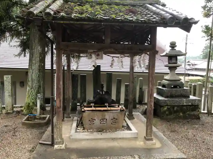 田守神社の手水舎