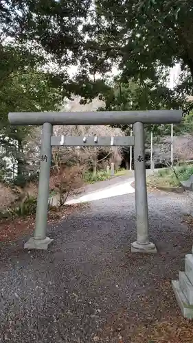 阿波々神社の鳥居