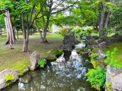 北海道護國神社の庭園