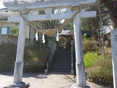 石森稲荷神社の鳥居