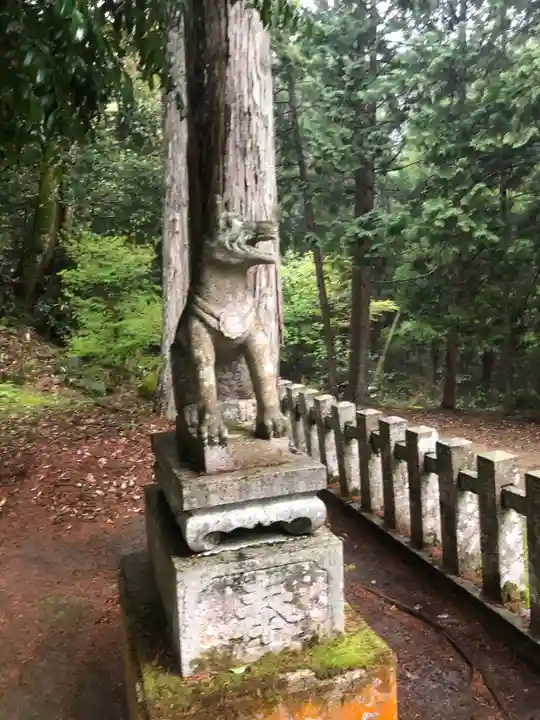 大虫神社の狛犬