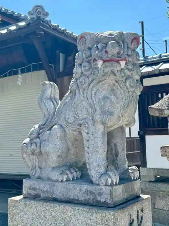 下桂御霊神社の狛犬
