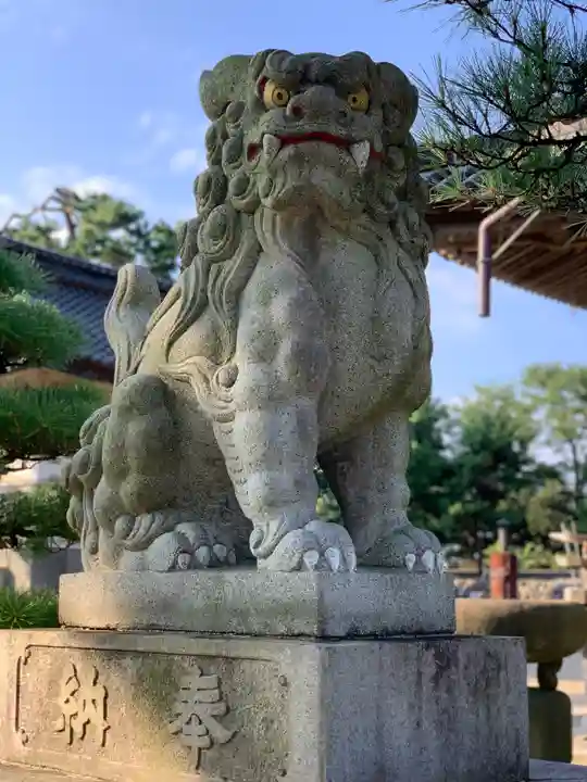 放生津八幡宮の狛犬