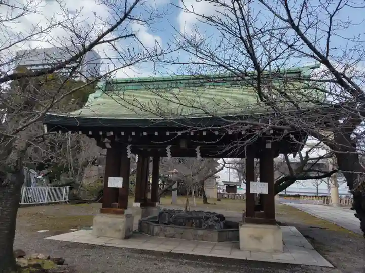 大阪護國神社の手水舎