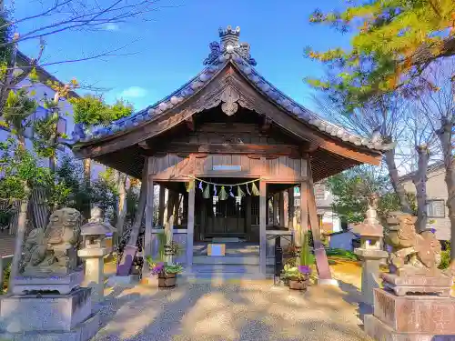 津島社（五軒屋）の本殿・本堂