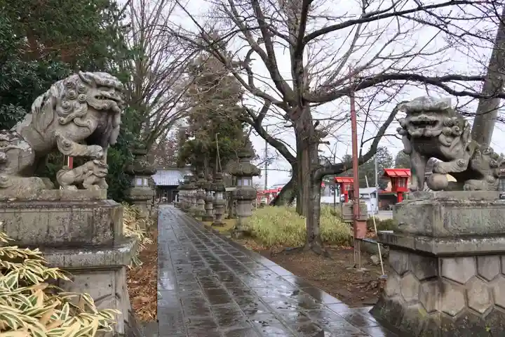 神炊館神社 ⁂奥州須賀川総鎮守⁂の狛犬