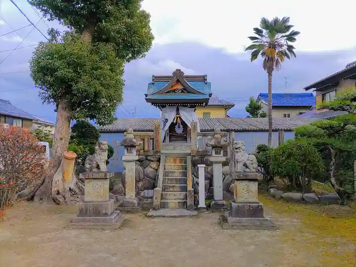 熊野社(木曽川町黒田)の本殿・本堂