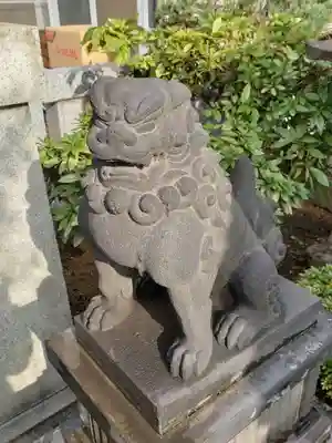 佃住吉神社晴海分社の狛犬