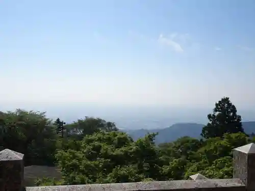 大山阿夫利神社の景色