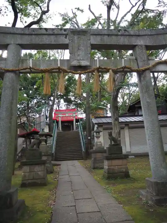 桜川御嶽神社(上板橋御嶽神社)の鳥居