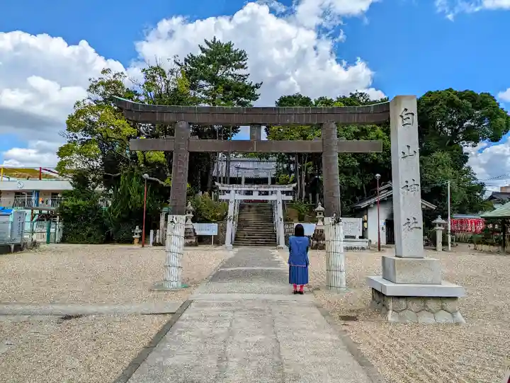 白山神社(小幡)の鳥居
