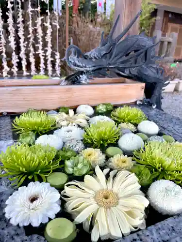 川越八幡宮の手水舎