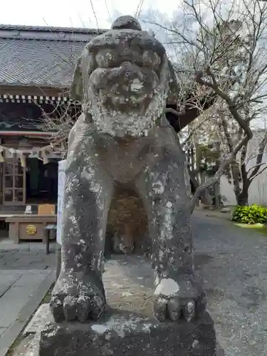 龍ケ崎八坂神社の狛犬