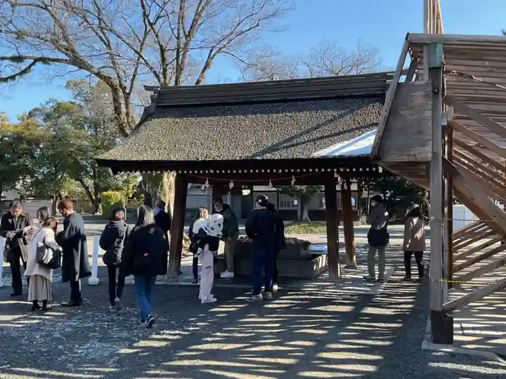 尾張大國霊神社(国府宮)の手水舎