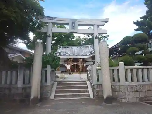 水堂須佐男神社の鳥居