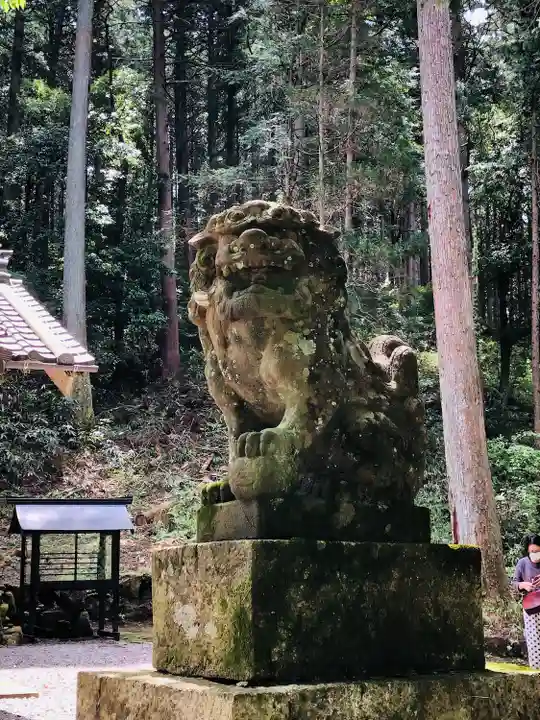 根道神社の狛犬