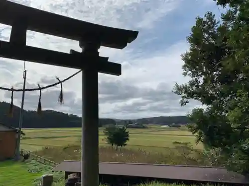 高谷神社の景色