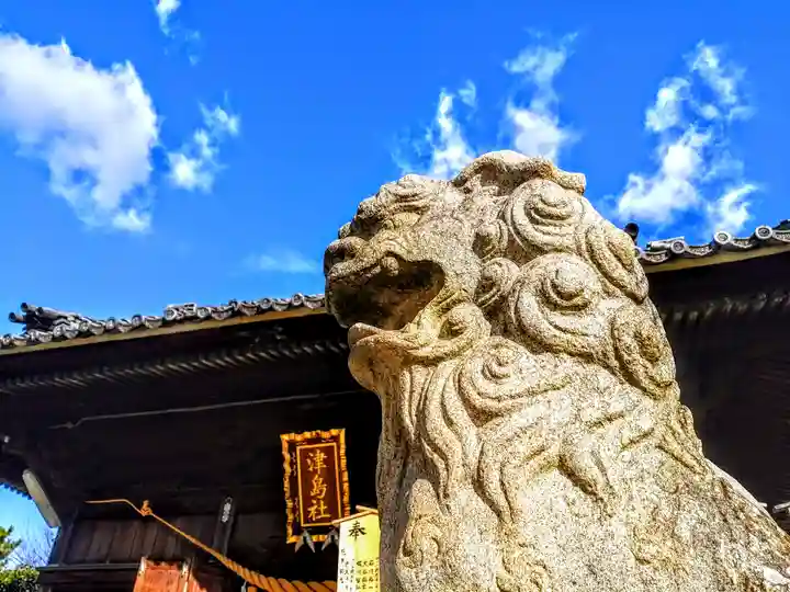 津島社の狛犬