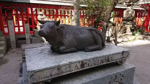 水鏡天満宮の狛犬