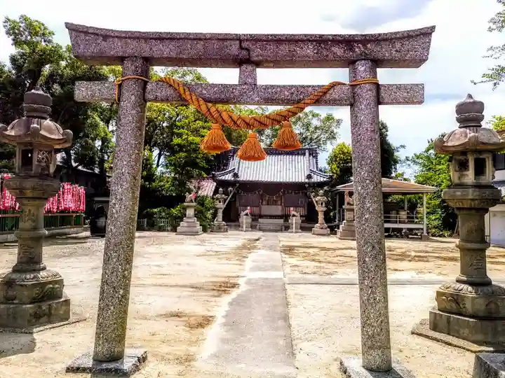 稲荷社(松江稲荷社)の鳥居