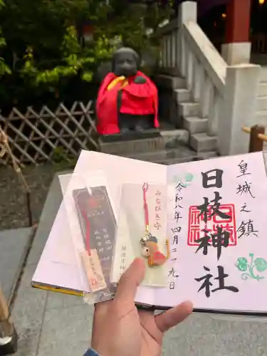 日枝神社の{uncategorized: "未分類", other: "その他", undefined: "問題あり", building: "その他建物", grave: "お墓", sacred_gate: "鳥居", guardian: "狛犬", statue: "像", buddha: "仏像", history: "歴史", nature: "自然", garden: "庭園", animal: "動物", pagoda: "塔", temizu: "手水舎", mountain_gate: "山門・神門", sanctuary: "本殿・本堂", subordinate: "末社・摂社", art: "芸術", scenery: "景色", jizo: "地蔵", ema: "絵馬", goshuin: "御朱印", omikuji: "おみくじ", items: "授与品その他", amulet: "お守り", goshuincho: "御朱印帳", eats: "食事", festival: "お祭り", votive_dance: "神楽", shichigosan: "七五三参", wedding: "結婚式", experience: "体験その他", initially: "初詣", around: "周辺", anti_infection: "感染症対策"}