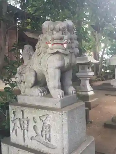 姫宮神社の狛犬