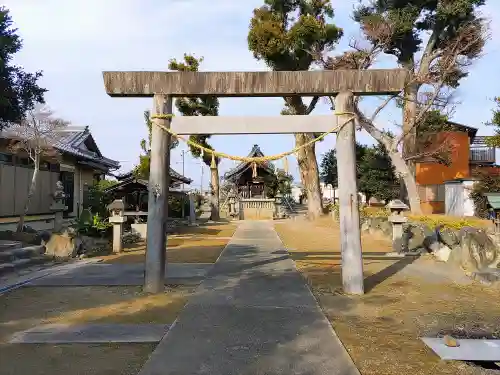 日吉社（小山北切）の鳥居