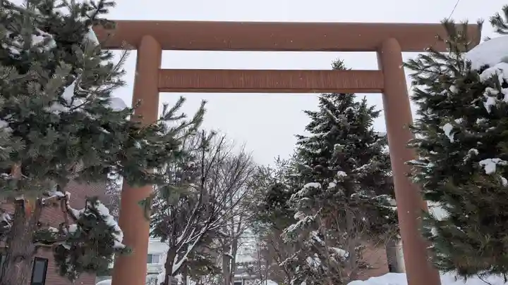 上川神社頓宮の鳥居