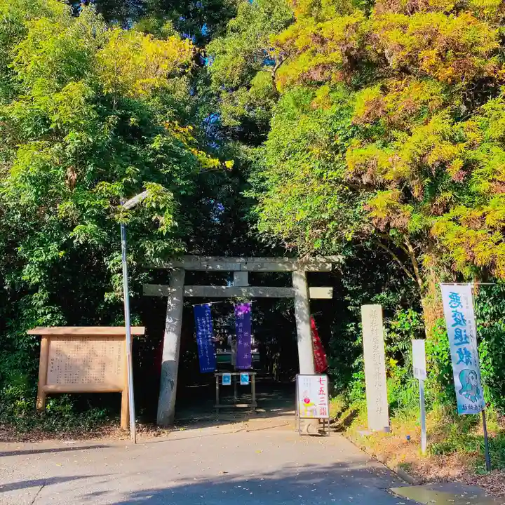 村屋坐弥冨都比売神社の鳥居