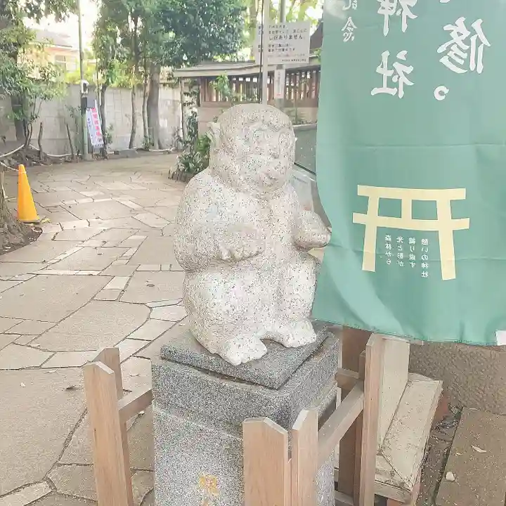 戸越八幡神社の狛犬