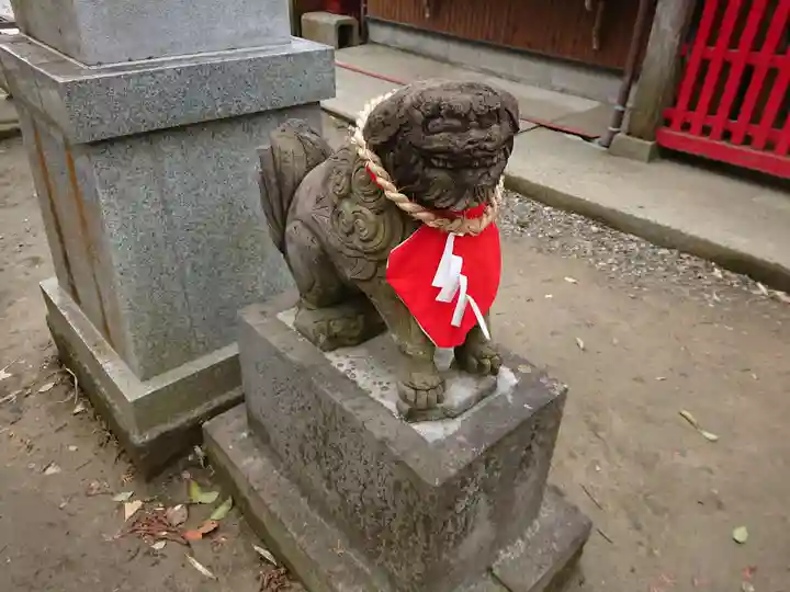 宮谷八幡神社の狛犬