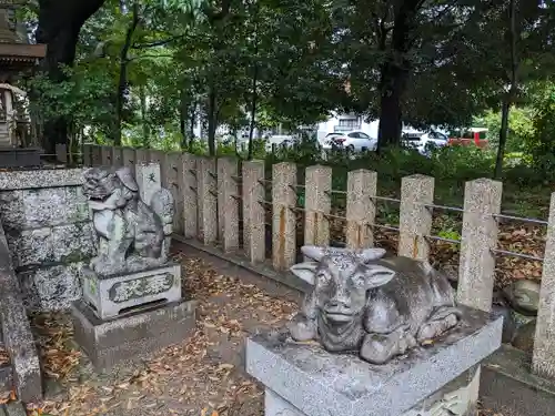 八幡社（柏井町）の狛犬