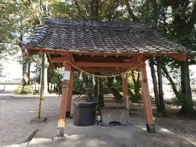 犬ヶ坪神明社の手水舎