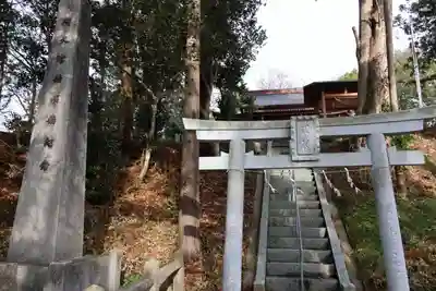 阿久津「田村神社」（郡山市阿久津町）旧社名：伊豆箱根三嶋三社の鳥居