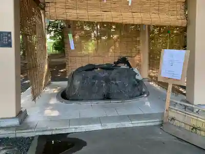 厚別神社の手水舎