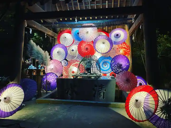 若宮神明社の手水舎