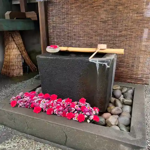 上尾御嶽神社の手水