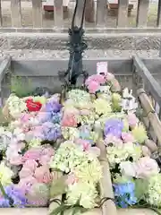 江南神社の手水