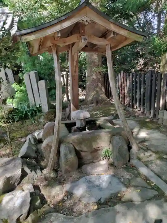 鞍馬寺奥の院 魔王殿の手水舎