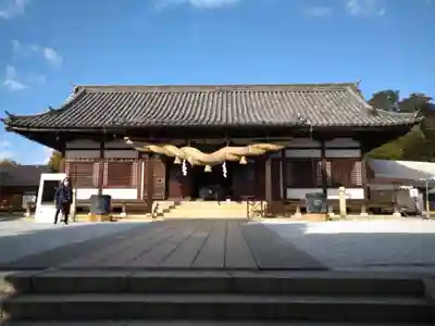 阿智神社の本殿・本堂