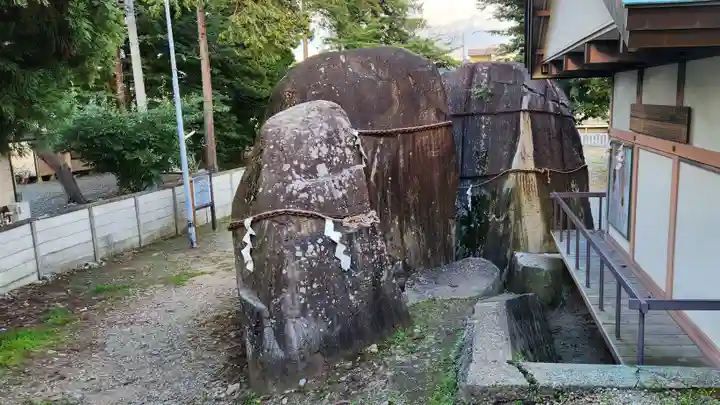 三ツ石神社の自然
