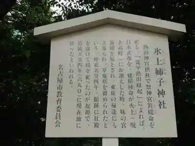 氷上姉子神社(熱田神宮摂社)の歴史