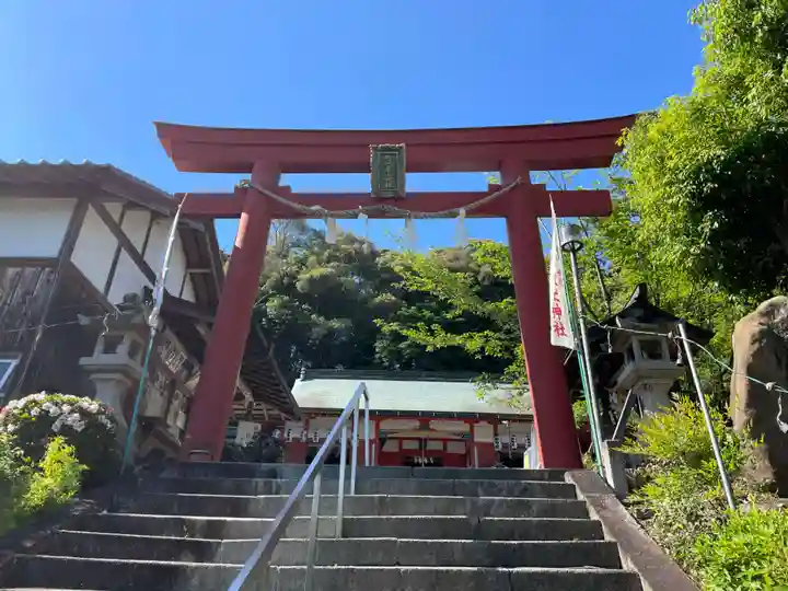 粉河産土神社(たのもしの宮)の鳥居