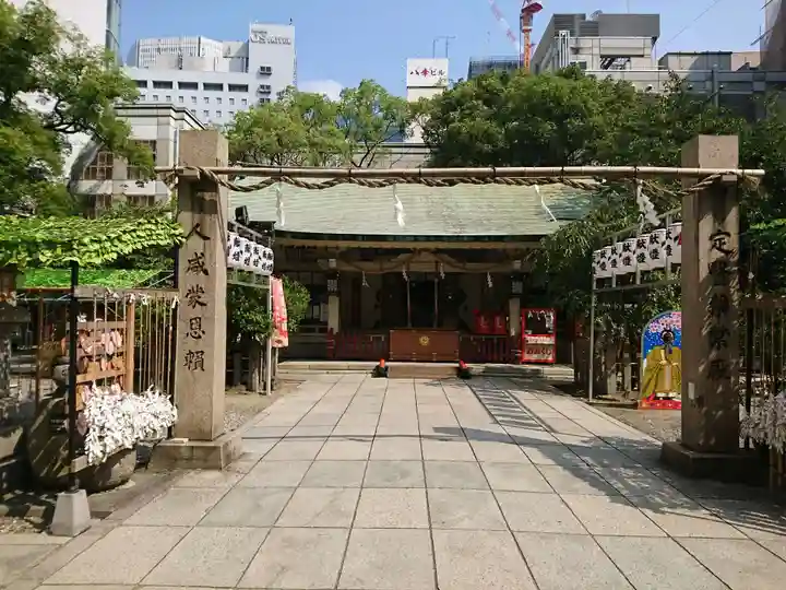 露天神社(お初天神)の鳥居
