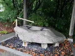 八事御嶽神社の手水